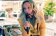 Mia Stadelmann unterwegs für Fürth TV beim Fürther Herbstvergnügen 2020