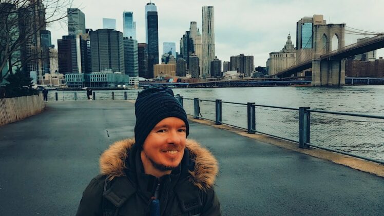 Outsider Künstler Daniel Moser besucht New York 2023